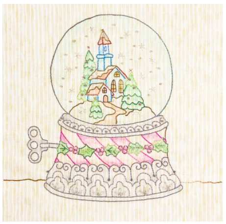 Snow Globes BOM Full Set Quilt Pattern by Crabapple Hill Studio_sample1