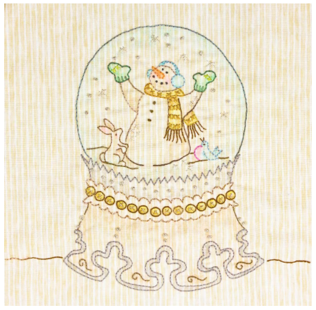 Snow Globes BOM Full Set Quilt Pattern by Crabapple Hill Studio_9