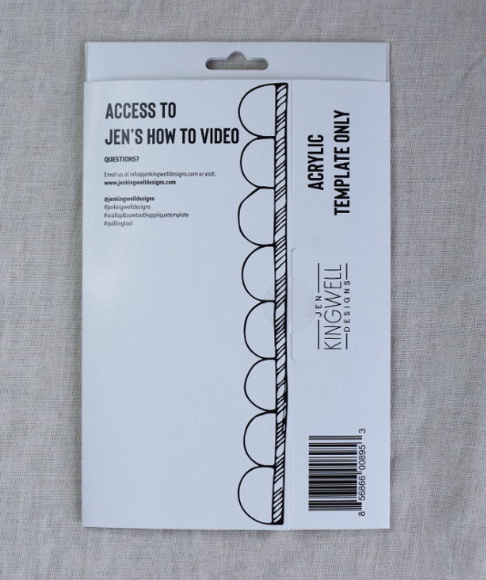 Scallop & Saw Tooth Template by Jen Kingwell_back