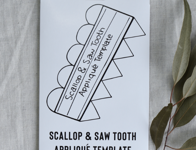 Scallop & Saw Tooth Template by Jen Kingwell