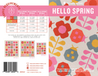 Hello Spring Quilt Pattern by Pen + Paper Patterns