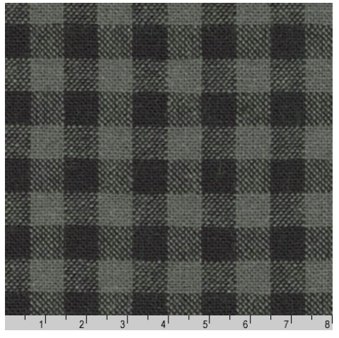 Essex Gingham Licorice - Robert Kaufman_detail