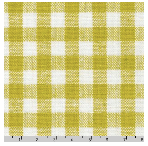 Essex Gingham Mustard - Robert Kaufman_detail