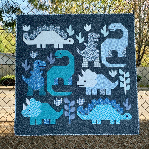 Dinosaurs Quilt Pattern - Elizabeth Hartman_sample1