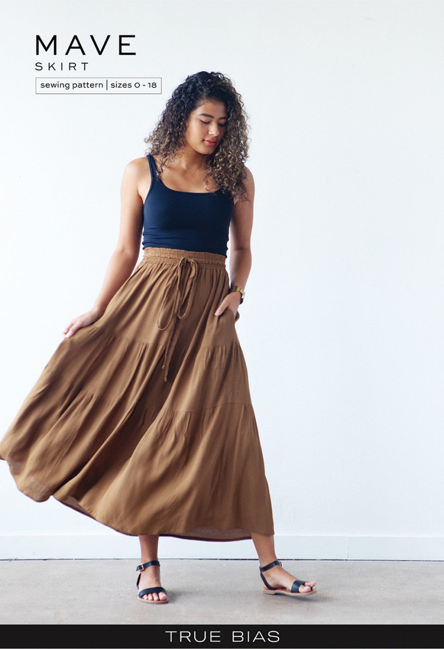 Mave Skirt Pattern by True Bias