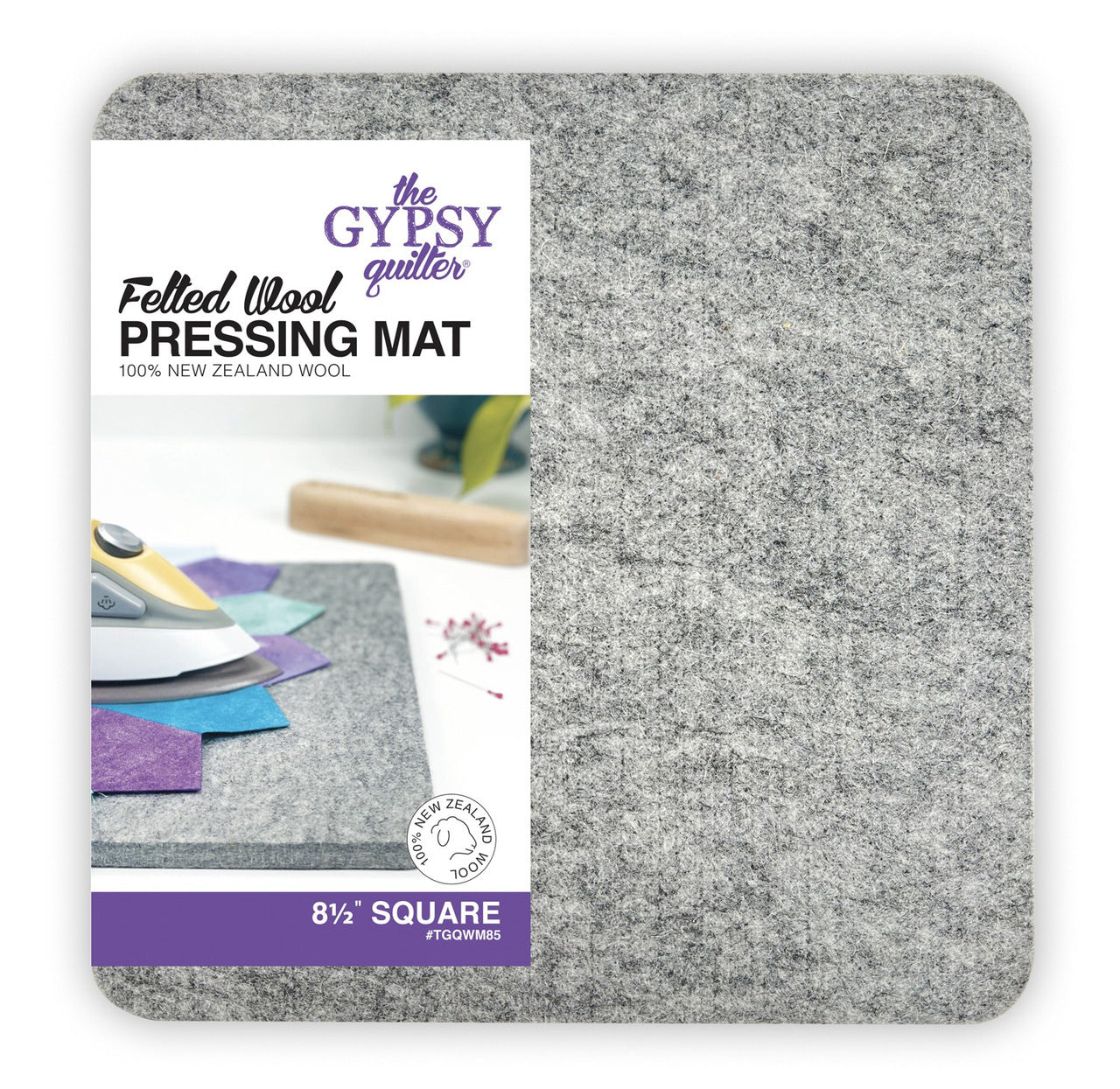 Wool Pressing Mat - 8.5" square