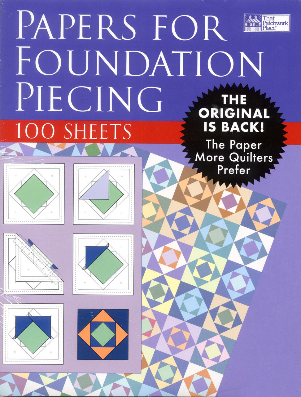 Foundation Piecing Paper - 100 Pack