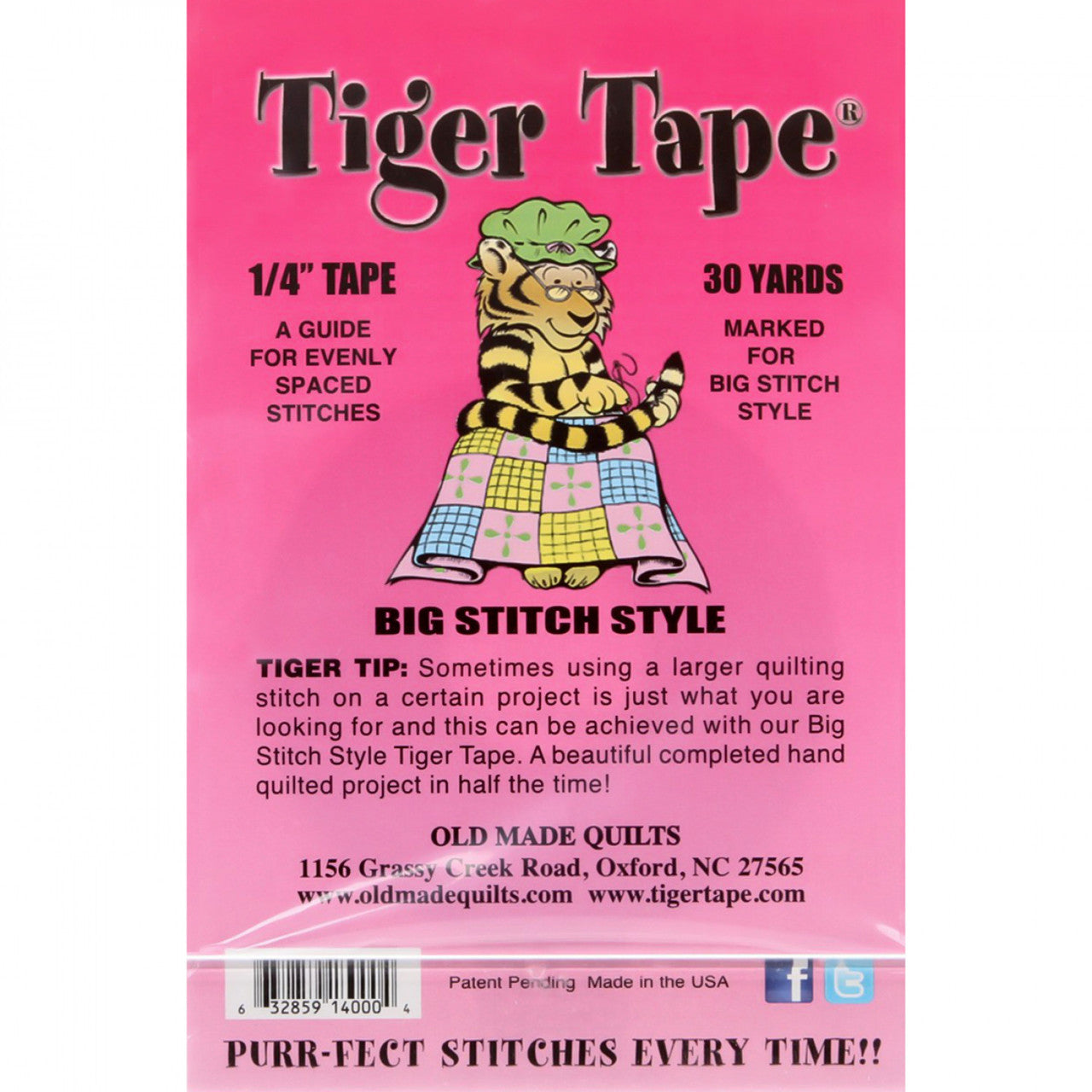 Tiger Tape Big Stitch Style