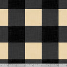 Linen Closet Weaves - Vichy Black - Marcus Fabrics