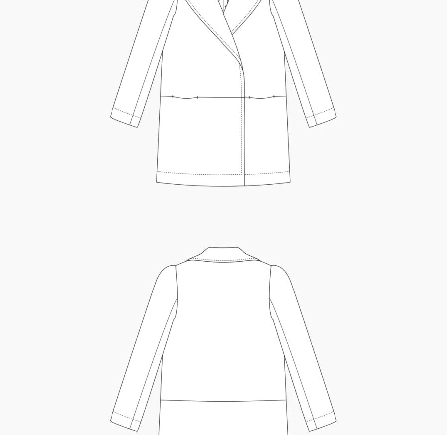 Yates Coat Pattern by Grainline Studio_drawing