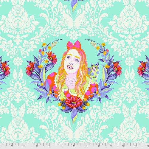 Alice in Daydream from Curiouser and Curiouser by Tula Pink for Free Spirit Fabrics. 100% Premium Quilting Cotton.