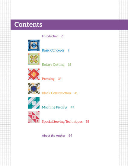 Quiltmaking Essentials I Book by Donna Lynn Thomas_index