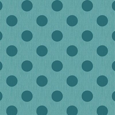 chambray dots aqua