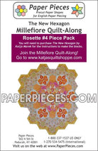 Paper Pieces - Rosette #4 Piece Pack  - Millefiori