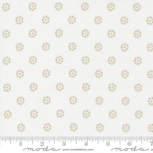 Daisy Dot Off White Tan