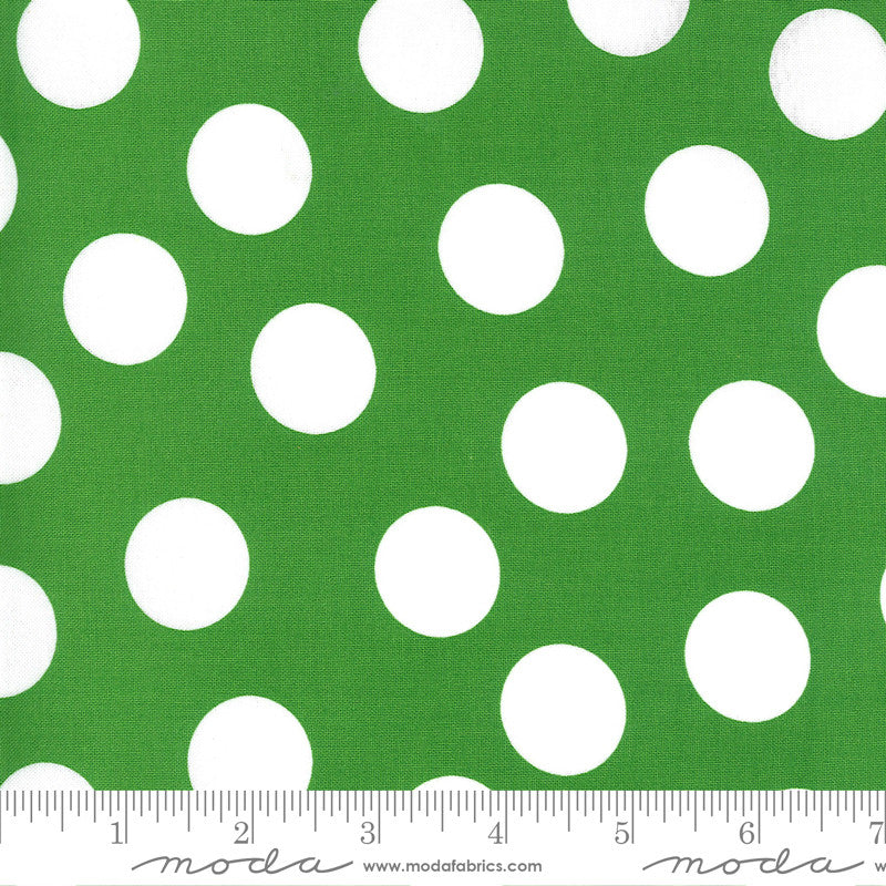 Dots in Green from Merry & Bright for Moda Fabrics