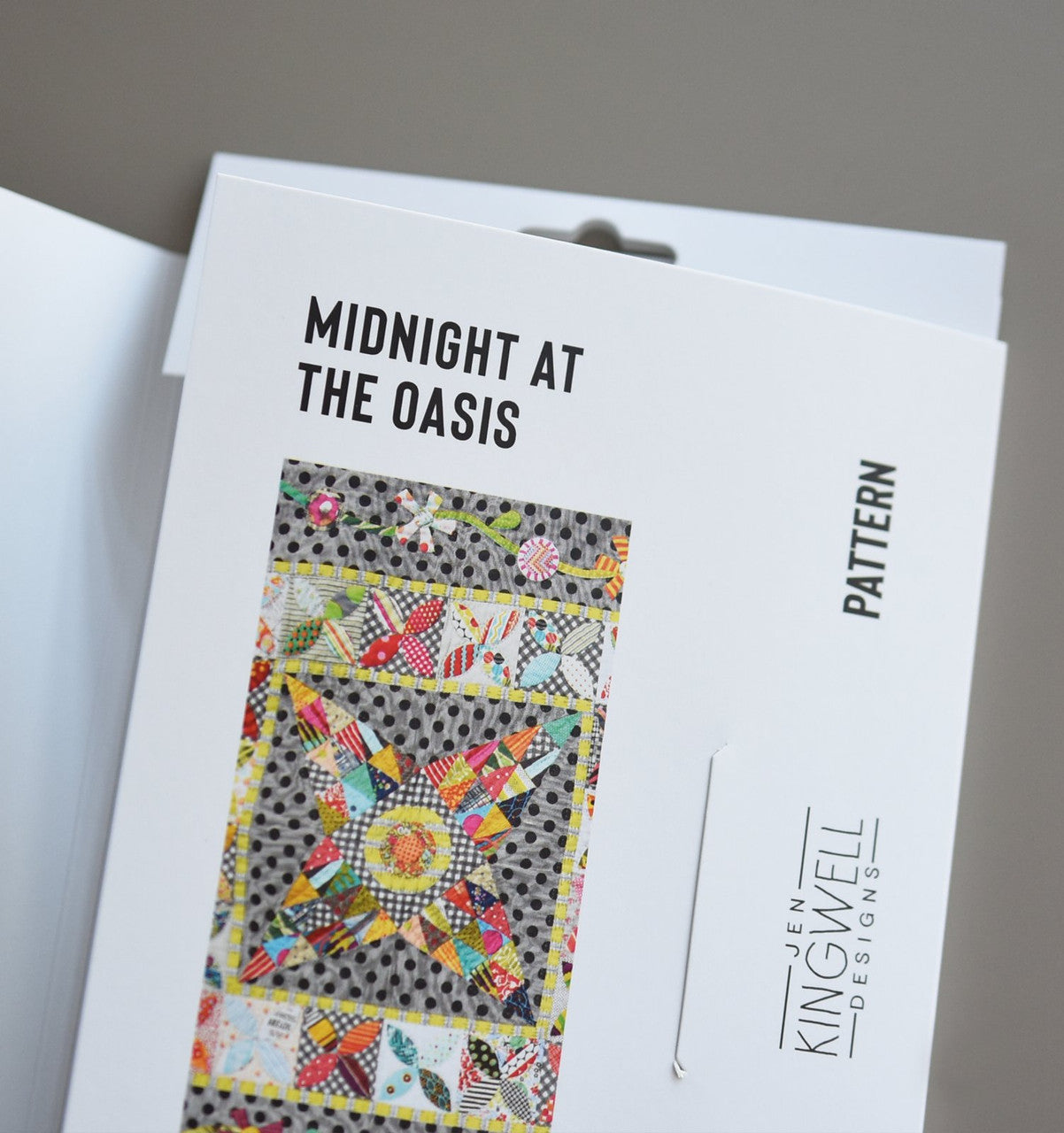 Midnight at the Oasis Pattern by Jen Kingwell_front