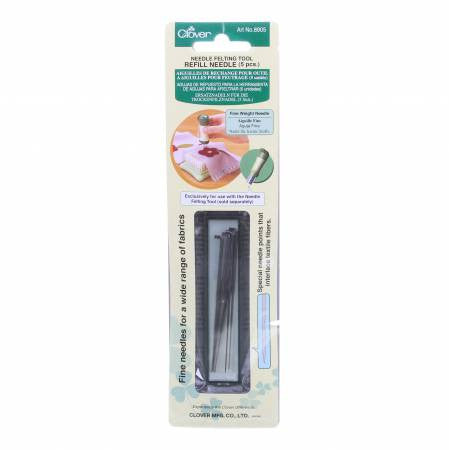 Clover Felting Needle Refill Fine Weight 5pc