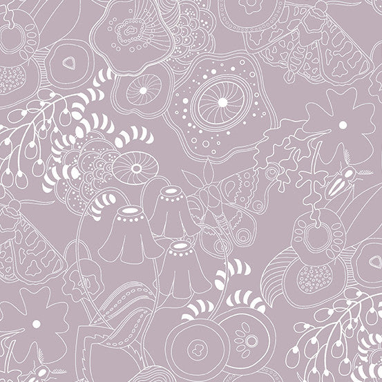 Grow in Whisper by Alison Glass for Andover Fabrics.