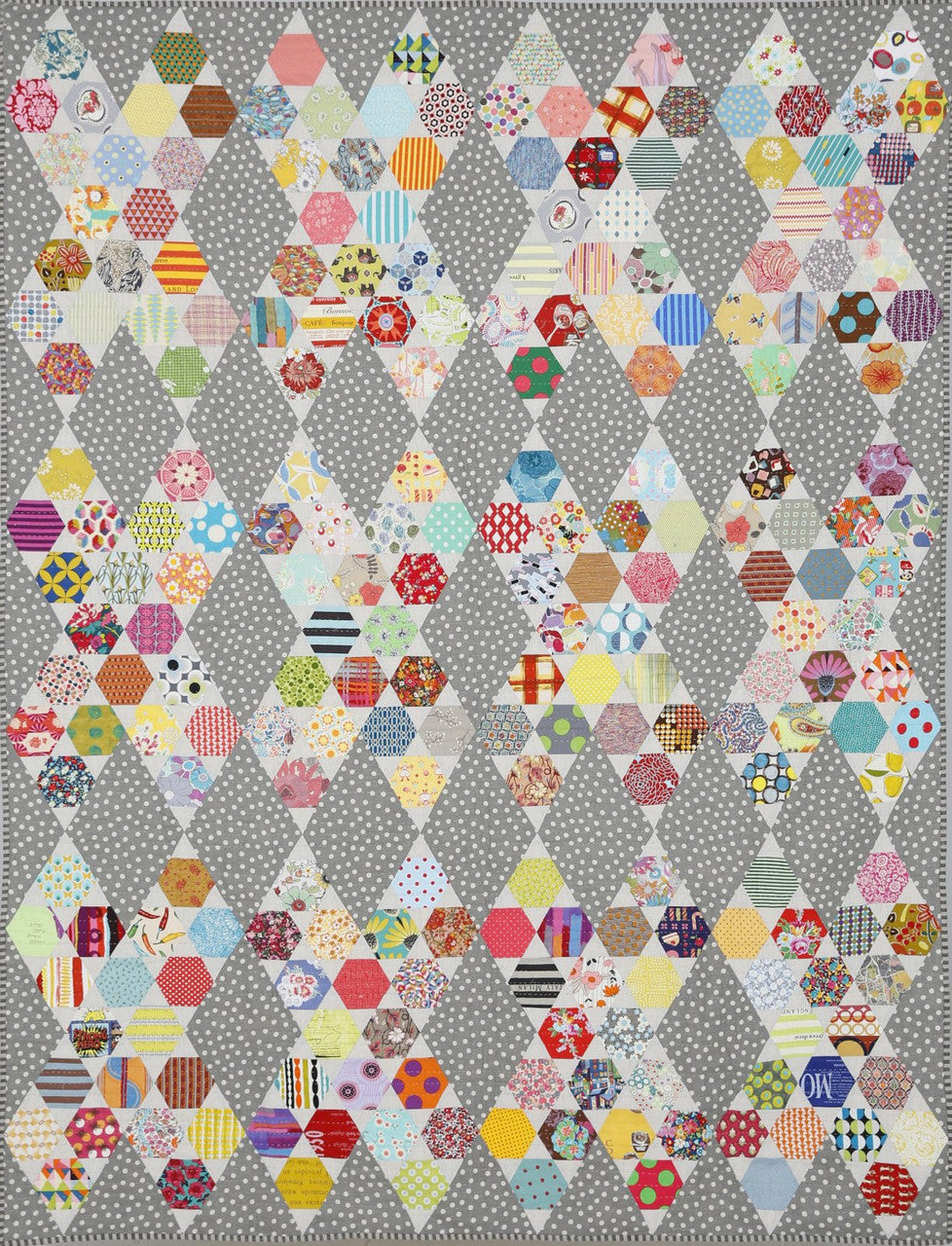 Hexie Kisses Pattern by Jen Kingwell_quilt