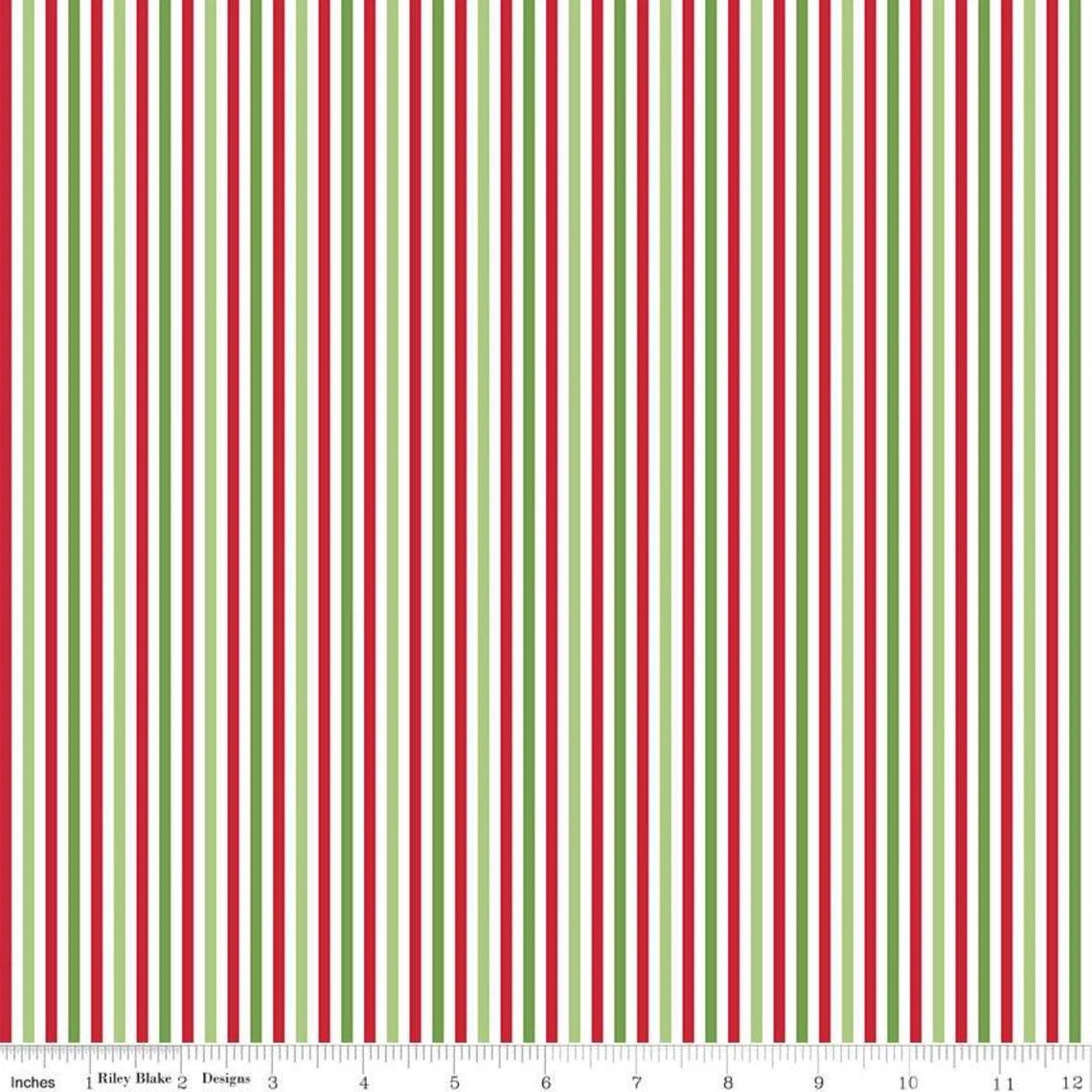 Christmas Stripes - Riley Blake Designs