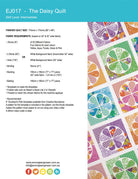 The Daisy Quilt Pattern & Templates by Emma Jean Jansen_back