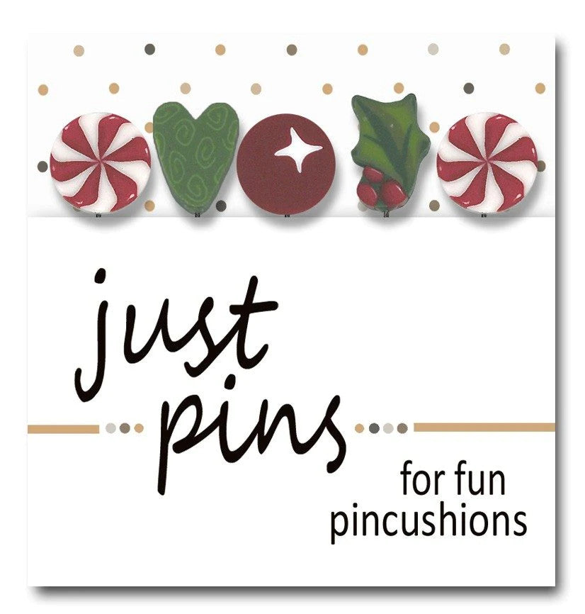 Just Pins Mistletoe Holiday