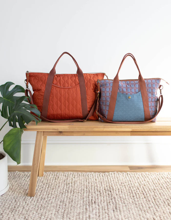 Oxbow Tote Pattern by Noodlehead