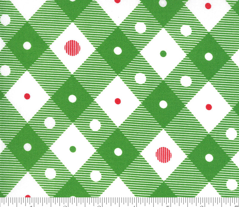 Plaid in Green from Merry & Bright for Moda Fabrics