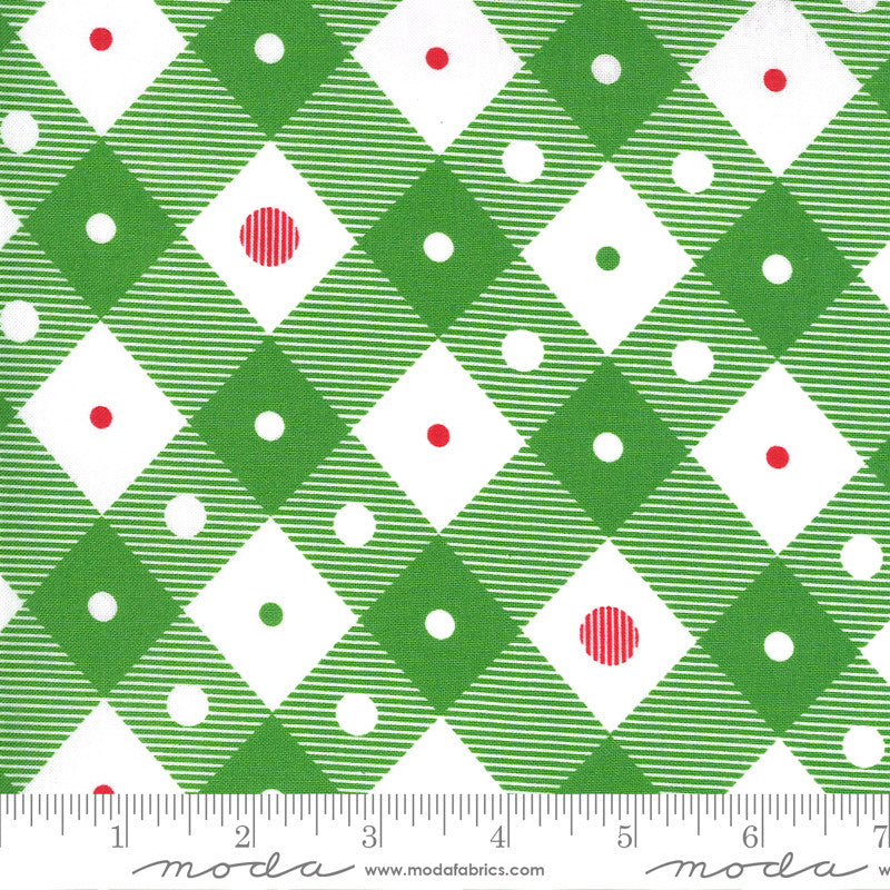 Plaid in Green from Merry & Bright for Moda Fabrics