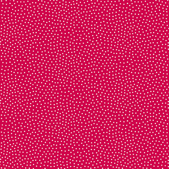 Freckle Dot in Red  for Andover Fabrics Yardage
