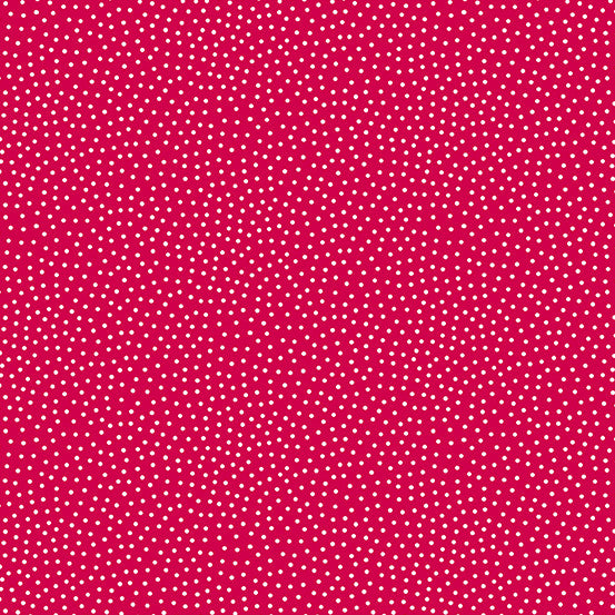 Freckle Dot in Red  for Andover Fabrics Yardage