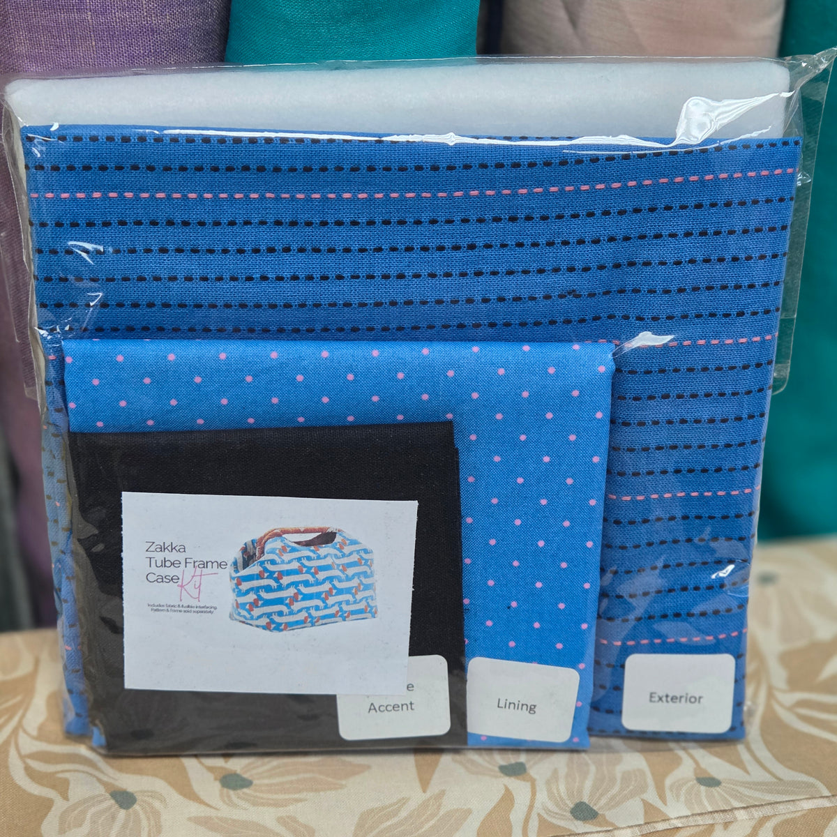 Stitched - Zakka Carry Me Tube Frame Bag Kit – Out of Hand Quilting ...