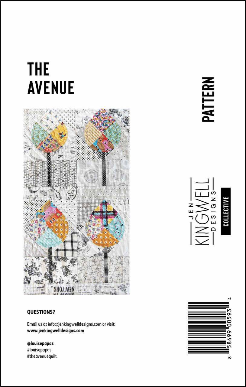 The Avenue Pattern & Acrylic Template by Louise Papas
