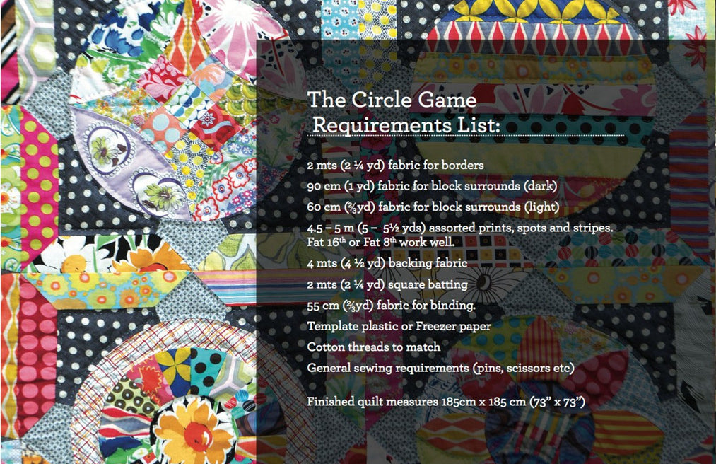 The Circle Game Booklet by Jen Kingwell_back
