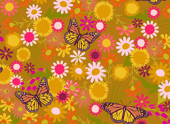 Monarchs and Flowers Yarrow